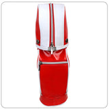 Golf Wine Bag PU Practical Golf Bag Drink Carry Bag for Travel Hiking Red