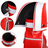 Golf Wine Bag PU Practical Golf Bag Drink Carry Bag for Travel Hiking Red