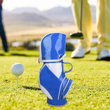 Golf Wine Bag PU Practical Golf Bag Drink Carry Bag for Travel Hiking Blue