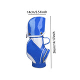 Golf Wine Bag PU Practical Golf Bag Drink Carry Bag for Travel Hiking Blue