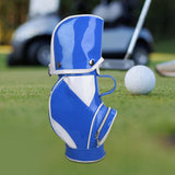 Golf Wine Bag PU Practical Golf Bag Drink Carry Bag for Travel Hiking Blue