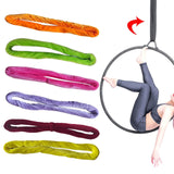 Lyra Aerial Hoop Strap Soft Heavy Duty Aerial Acrobatics Lyra Hoop Hand Loop Orange