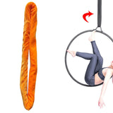 Lyra Aerial Hoop Strap Soft Heavy Duty Aerial Acrobatics Lyra Hoop Hand Loop Orange