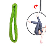 Lyra Aerial Hoop Strap Soft Heavy Duty Aerial Acrobatics Lyra Hoop Hand Loop Green