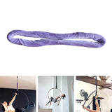 Lyra Aerial Hoop Strap Soft Heavy Duty Aerial Acrobatics Lyra Hoop Hand Loop Violet