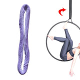 Lyra Aerial Hoop Strap Soft Heavy Duty Aerial Acrobatics Lyra Hoop Hand Loop Violet