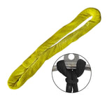 Lyra Aerial Hoop Strap Soft Heavy Duty Aerial Acrobatics Lyra Hoop Hand Loop Yellow