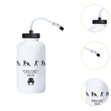 Sports Water Bottle 1L Leakproof Squeeze Bottle for Women Men Outdoor Sports White