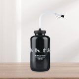 Sports Water Bottle 1L Leakproof Squeeze Bottle for Women Men Outdoor Sports Black