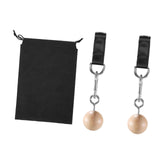 2 Pieces Pull up Grips Handles with Straps for Kettlebell Hand Climbing Balls