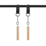 2 Pieces Pull up Grips Handles with Straps for Kettlebell Hand Climbing Sticks