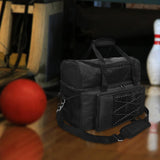 Bowling Bag for 2 Balls Professional Double Zipper Bowling Tote with Handle