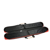 Pool Cue Sticks Bag 1/2 Cue Case Portable Wear Resistant Hold 3 Butt 4 Shaft Red