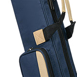 Pool Cue Sticks Bag 1/2 Cue Case Portable Wear Resistant Hold 3 Butt 4 Shaft Dark Blue