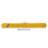 Billiard Cue Bag Carrier Dustproof Anti Scratch Billiard Stick Carrying Case Yellow