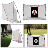 Golf Practice Net Folding Golf Chipping Net for Indoor Driving Range Outdoor No Target