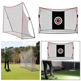 Golf Practice Net Folding Golf Chipping Net for Indoor Driving Range Outdoor No Target