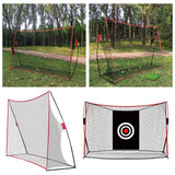 Golf Practice Net Folding Golf Chipping Net for Indoor Driving Range Outdoor No Target