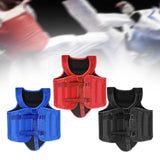 Karate Chest Protector for Adults Rib Shield for Sanda Heavy Punching Boxing Red