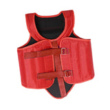 Karate Chest Protector for Adults Rib Shield for Sanda Heavy Punching Boxing Red