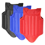 Karate Chest Protector for Adults Rib Shield for Sanda Heavy Punching Boxing Red