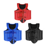 Karate Chest Protector for Adults Rib Shield for Sanda Heavy Punching Boxing Red