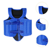 Karate Chest Protector for Adults Rib Shield for Sanda Heavy Punching Boxing Blue