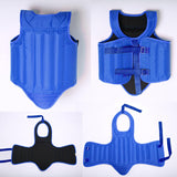 Karate Chest Protector for Adults Rib Shield for Sanda Heavy Punching Boxing Blue