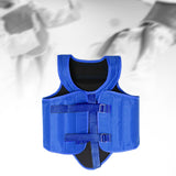 Karate Chest Protector for Adults Rib Shield for Sanda Heavy Punching Boxing Blue