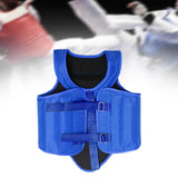 Karate Chest Protector for Adults Rib Shield for Sanda Heavy Punching Boxing Blue