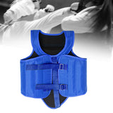 Karate Chest Protector for Adults Rib Shield for Sanda Heavy Punching Boxing Blue