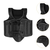 Karate Chest Protector for Adults Rib Shield for Sanda Heavy Punching Boxing Black