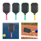 Pickleball Paddle Ergonomic Lightweight Training for Indoor Practice Playing Pink