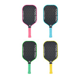 Pickleball Paddle Ergonomic Lightweight Training for Indoor Practice Playing Pink