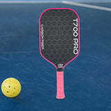 Pickleball Paddle Ergonomic Lightweight Training for Indoor Practice Playing Pink