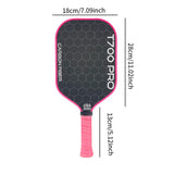 Pickleball Paddle Ergonomic Lightweight Training for Indoor Practice Playing Pink