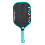 Pickleball Paddle Ergonomic Lightweight Training for Indoor Practice Playing Blue