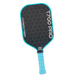 Pickleball Paddle Ergonomic Lightweight Training for Indoor Practice Playing Blue