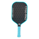 Pickleball Paddle Ergonomic Lightweight Training for Indoor Practice Playing Blue