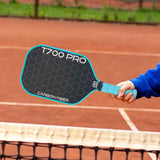 Pickleball Paddle Ergonomic Lightweight Training for Indoor Practice Playing Blue