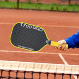 Pickleball Paddle Ergonomic Lightweight Training for Indoor Practice Playing Yellow