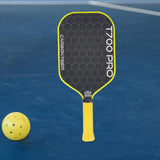 Pickleball Paddle Ergonomic Lightweight Training for Indoor Practice Playing Yellow