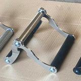 Maxbell V Bar Row Landmine Handle Attachment Double D Handle for Deadlift Hamstrings Dipping Bright