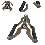 Maxbell V Bar Row Landmine Handle Attachment Double D Handle for Deadlift Hamstrings Dipping Bright