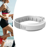 Maxbell Silicone Patellar Band Patella Stabilizer Strap for Squats Training Exercise White