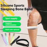 Maxbell Silicone Patellar Band Patella Stabilizer Strap for Squats Training Exercise White