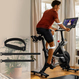 Maxbell Silicone Patellar Band Patella Stabilizer Strap for Squats Training Exercise White