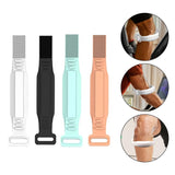 Maxbell Silicone Patellar Band Patella Stabilizer Strap for Squats Training Exercise White
