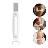 Maxbell Silicone Patellar Band Patella Stabilizer Strap for Squats Training Exercise White