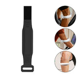 Maxbell Silicone Patellar Band Patella Stabilizer Strap for Squats Training Exercise Black